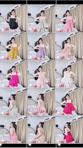 Bộ 2 Dây Bèo Nơ Xếp Ly Quần Đùi Lụa Latin Mềm Mịn Mặc Nhà Dễ Thương phom 45-63kg