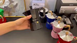 Coffee Moka Pot - 3/6 Cups Coffee Maker for Italian and Cuban Cafe Brewing Greca Coffee Maker Cafeteras