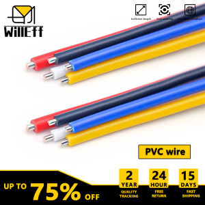 Black Red Single Core Copper wire PVC insulation Solid hard copper cable Wall switch extension Electric cable For LED light