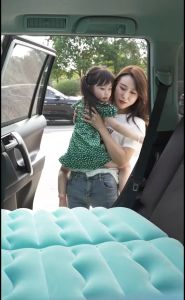 Cartoon Car Inflatable Bed Car Air Mattress Car sofa For SUV Foldable Air Bed car Bed(w/Air pump)