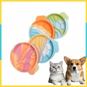 Silicone Pet Slow Food Bowl Cat Dog Anti Choking Eating Bowl Food Water Bowl Bekas Makanan Kucing 狗碗