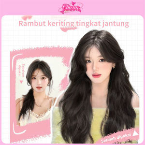 CHARM Hairclip Curly Panjang Murah Rambut Palsu Berkualitas /Hairclip Keriting/Beraneka Warna