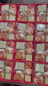 ชุดเล็ก ซีเซกทึ้ง (สี่สี) ขนมแต่งงานแบบจีน สำหรับมอบให้ญาติผู้ใหญ่ในงานแต่งงาน