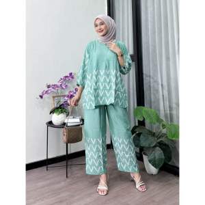NEW ONE SET KEMEJA RAYON PREMIUM TERMURAH