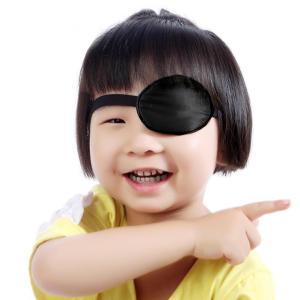 1/2pc Single Eye Patch Adult Kid Pirate Concave Eye Patch 3D Adjustable Eyepatch Right Or Left Eye Pirate Costume Kids Eye Patch