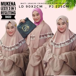 Mukenah Lesti 3 In1 + Free Pouch