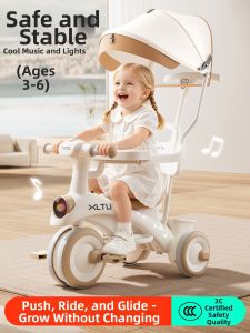 BASEBO | Kids Pedal Tricycle Stroller Riding Toy Car