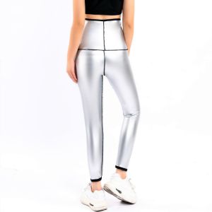 กางเกงออกกำลังกายทรงสลิมฟิตสำหรับผู้หญิง กางเกงขาสั้นทรงเอวสูง ทรงหลวม ผ้าฝ้ายผสม ทรงเข้ารูป ทรงเข้ารูป กางเกงยีนส์