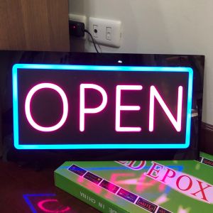 ป้ายไฟ ป้ายไฟร้าน ป้ายไฟวิ่ง ป้ายไฟตัวอักษร ป้ายไฟOpen ป้ายไฟled-Open  ป้ายไฟเปิดร้าน ป้ายไฟled