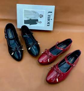 PROMO Sepatu Wanita Aksen Pita FlatShoes kekinian