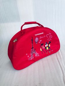 Kitbag Paris Eiffel Tupperware (zipper bunga es)