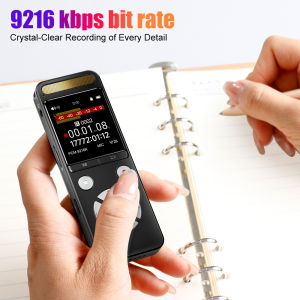 Digital Dictaphone 9216kbps PCM Audio Recorder Business Interview Grade HD Noise Reduction for Lawyer Audio Capture Technician