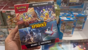 Hộp 6 Pack Pokémon TCG: Scarlet & Violet Surging Sparks Booster Bundle