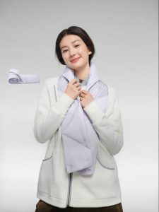 Khăn quàng cổ BENEUNDER vải lông cừu dày dặn dài 140cm giữ ấm