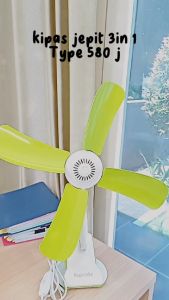 kipas angin meja /kipas angin dinding / kipas angin jepit NAGASAKY NG-580J 12W ( 3 IN 1 )