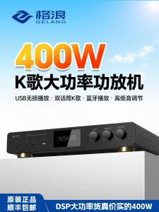 Gelang Home K-Song High Power Bluetooth Amplifier Professional Karaoke Sound System HiFi Speaker for Party And Performance