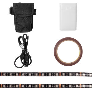 LED Strip Flashlight Bar Lamp For Xiaomi M365/ Max G30 Electric Scooter Foldable Colorful Night Safety Light Cycling Decoration