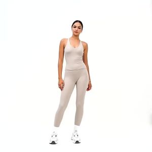 Womens High Waist Seamless Yoga Leggings - Butt Lifting Gym Pants with Double Stitching Multiple Colors S-XL