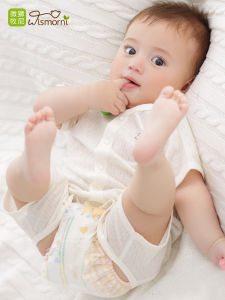 Wismorni | Bodysuit Bé Mỏng Tay Ngắn Cotton Mùa Hè 1 Năm
