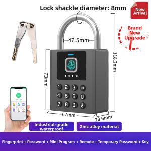 elinksmart | Fingerprint Theft Prevention Electronic Lock Stainless Steel