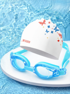 XTEP | Bộ Mắt Kính Bơi Chống Mờ Siêu Sáng Mềm Mại và Mũ Bơi