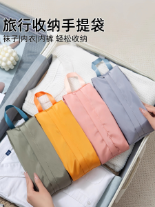 Portable Travel Underwear Socks Bra Storage Bag Easy to Clean Waterproof Handheld Luggage Organizer Bag for Trips And Vacations