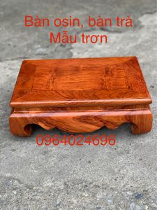 Bàn osin bàn trà kỉ kê đồ chữ Nhật trơn