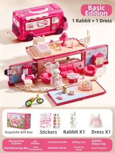 TonGJishi | Princess Rabbit House Pretend Play Toys