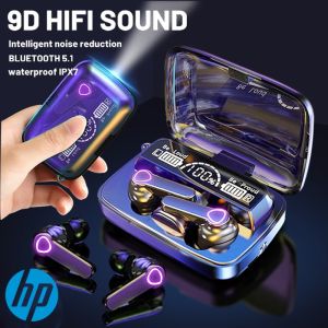 ♥100% ผลิตภัณฑ์ดั้งเดิม + Gratis Ongkir♥HP M19หูฟัง Earbuds TWS M10อัจฉริยะไร้สายควบคุมด้วยระบบสัมผัสจอLED กันน้ำได้บลูทูธหูฟังที่รองรับพร้อมไมโครโฟน
