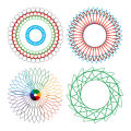 27 ชิ้น Spirograph วาดชุดของเล่น Interlocking Gears ล้อปากกาเกลียว Designs ภาพวาดอุปกรณ์เสริมไม้บรรทัดเรขาคณิตของเล่น. 