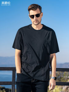Enjeolon | Heavy Cotton Casual Short Sleeve Destructured Loose T-Shirt 230G