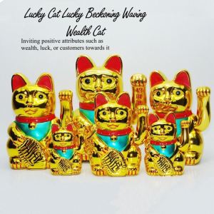 Feng Shui Lucky Cat Lucky Beckoning Waving Wealth Cat