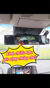 Gương Chiếu Hậu Cầu Lồi Ô Tô - Chống Chói Hiệu Quả - Mở Rộng Góc Nhìn KT 30x7cm