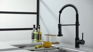 【COD】Kran Sink Tarik Rotasi 360° / Kran Air Cuci Piring Stainless / Kran Angsa Tembok Fleksibel/Keran Angsa Fleksibel/Kran Shower 1/2 Inci/SUS 304 Kran Wastafel Cuci Piring