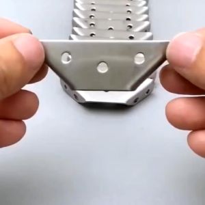 【Free screw】4pcs Universal Furniture Corner Connector Angle Connector Furniture Triangle Support Frame Steel Corner Bracket