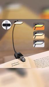 LED Clip on Mini Book Lamp Usb Rechargeable Reading Lamp Book Reading Light Portable Read Book Light Bedroom Reading Night Light