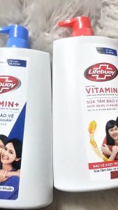 Sữa Tắm Lifebuoy Sạch Khuẩn Với Ion Bạc+ Hỗ Trợ Đề Kháng Da Tự Nhiên 800g 1.1kg