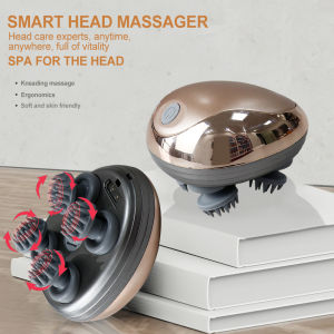 Electric Head Massager Smart Scalp Massager 4 Massage Claws Relaxation Head Meridian Fatigue Relief Shoulder Neck Kneading Tools