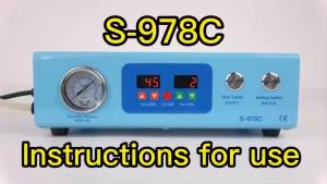 DEBUBBLE MACHINE - MESIN BUBBLE REMOVER LCD SUNSHINE S-978C 7INCH