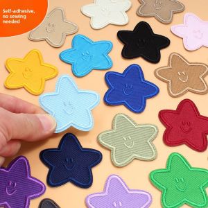 JIFANPAUL | Cartoon Star Embroidery Smile Patch