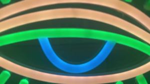 Eye Shaped LED Neon Sign USB Powered For Bedroom Room Wall Decoration Neon Signs For Holiday Party Wedding Decoration Lamp