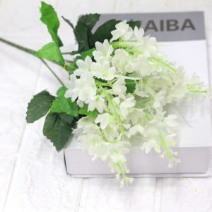 Artificial Flowers Bouquets Wisteria Hyacinth Fake Bulk UV Resistant for Vase Home Decor Indoors Outdoors Garden Fence Restaurant Hotel Party Wedding
