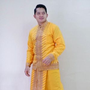 Bisa COD - Set Sarko Sarung Kemeja Koko Dewasa Sarung Batik Set Kemeja Batik Koko Modern