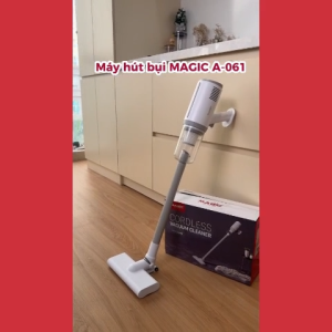 Máy Hút Bụi Cầm Tay Không Dây 130W Magic A-061 Bộ Lọc HEPA Tái Sử Dụng Nhiều Lần Công Nghệ Pro-Cyclone BH 12 Tháng