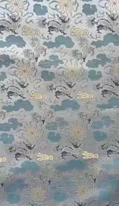 Animal Print Brocade Jacquard Fabric Retro Hanfu Tang Suit Textile Material for Clothing