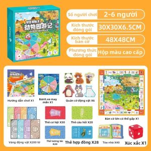 QILEYUAN | Trò Chơi Bàn Cờ Du Lịch Mạo Hiểm Sang Trọng Trung Quốc