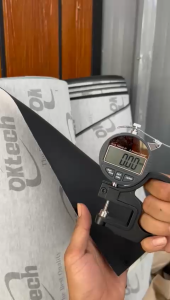 kulit jok motor merek OKTech tebal 12 mm / kulit jok motor meteran