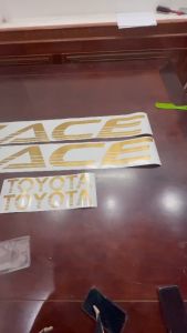 Bộ tem chữ zace toyota dán cho xe ô tô toyota zace decal teem xe
