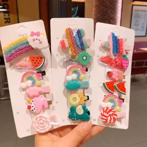 TS Jepit rambut Anak Perempuan Korea isi 6pcs | Jepitan Anak cute Glitter