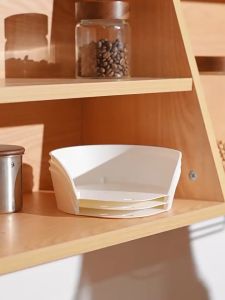 Japanese Style Cutting Chopping Board Food Separator with Large Opening Food Preparation Plate Stackable & Hangable